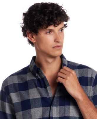Men's Button Front Flannel Shirt