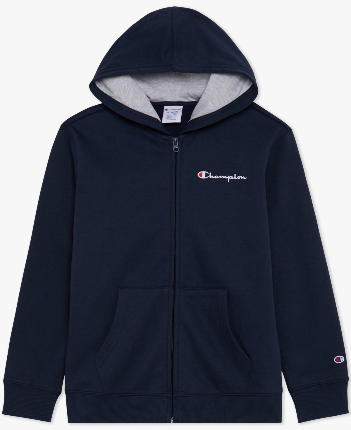 Champion Big Boys Kangaroo Pockets Hoodie In Blue