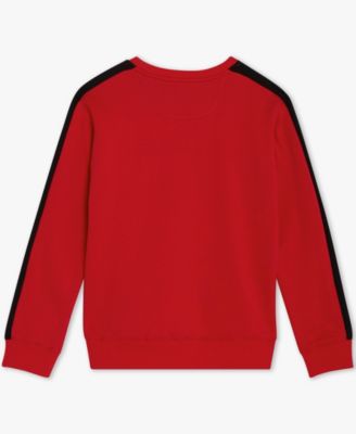 Big Boys Color Blocked Crewneck Sweatshirt
