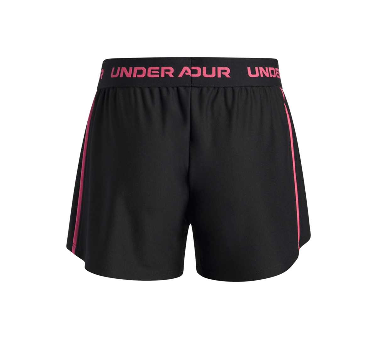 Under Armour Big Girls Tech Play Up Logo Shorts In Black