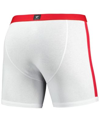 Men's White Rocky Graphic Boxer Briefs