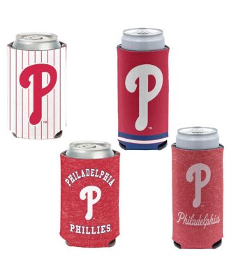 Wincraft - Philadelphia Phillies Slim 12oz. Can Cooler Set, 4-Pack