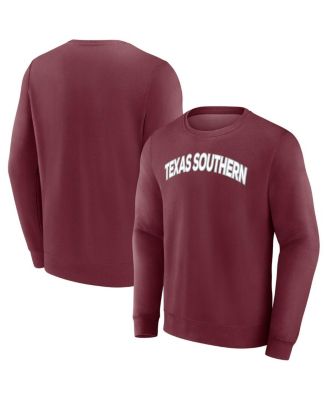 Fanatics - Men's Maroon Texas Southern Tigers Short Name Pullover Sweatshirt