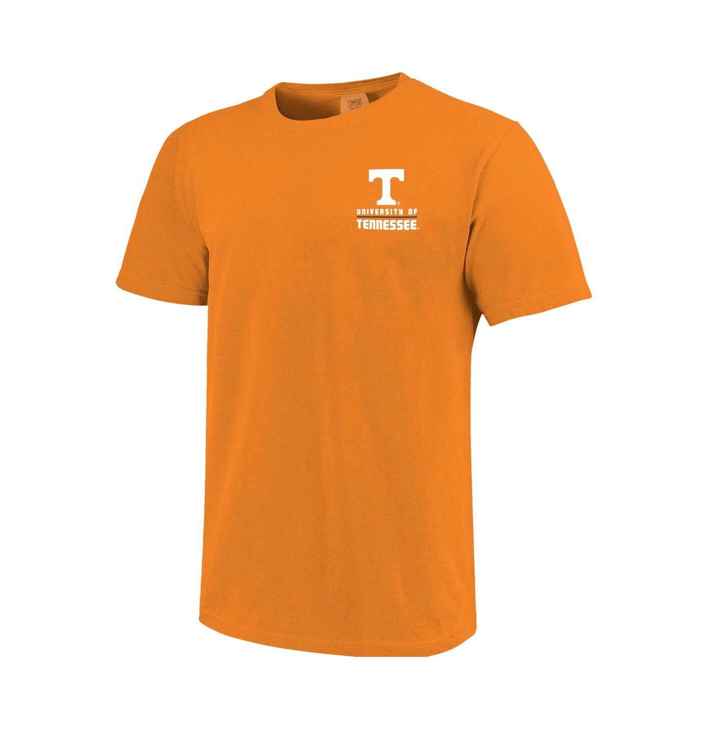 Мужская футболка Image One Tennessee Orange Tennessee Volunteers Striped Campus Skyline — фото 3