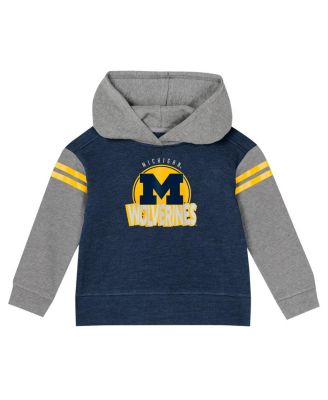 Baby Boys and Girls Navy Michigan Wolverines Clubhouse Pullover Hoodie and Legging Set