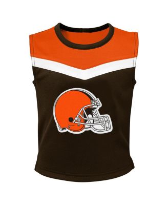 Big Girls 2-Piece Brown Cleveland Browns Spirit Cheerleader Set