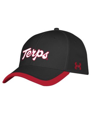 Under Armour - Men's Black Maryland Terrapins Sideline Blitzing Accent Adjustable Hat