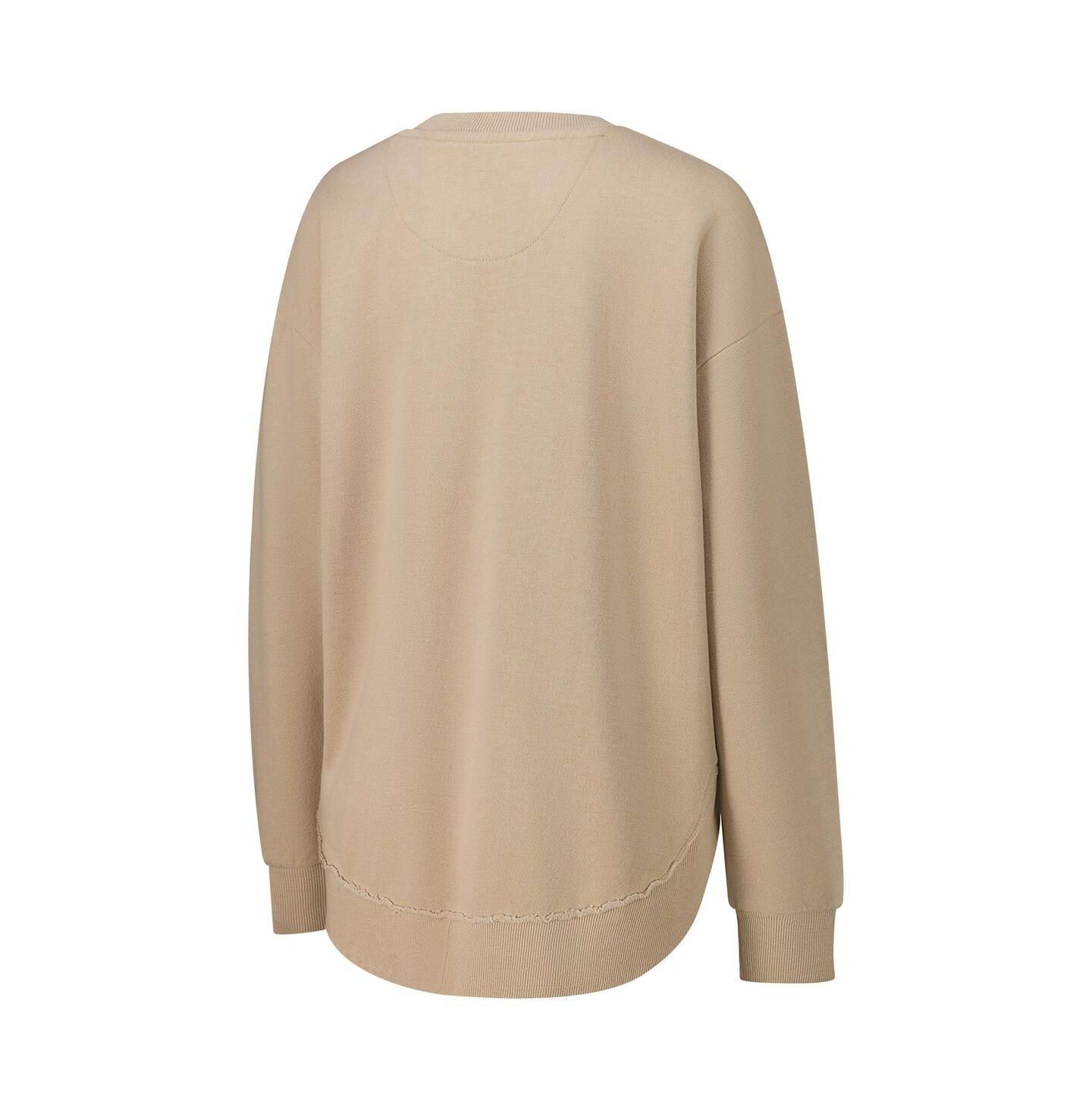 Женская толстовка Pressbox Tan Michigan Wolverines Poncho Fleece Pullover — фото 3