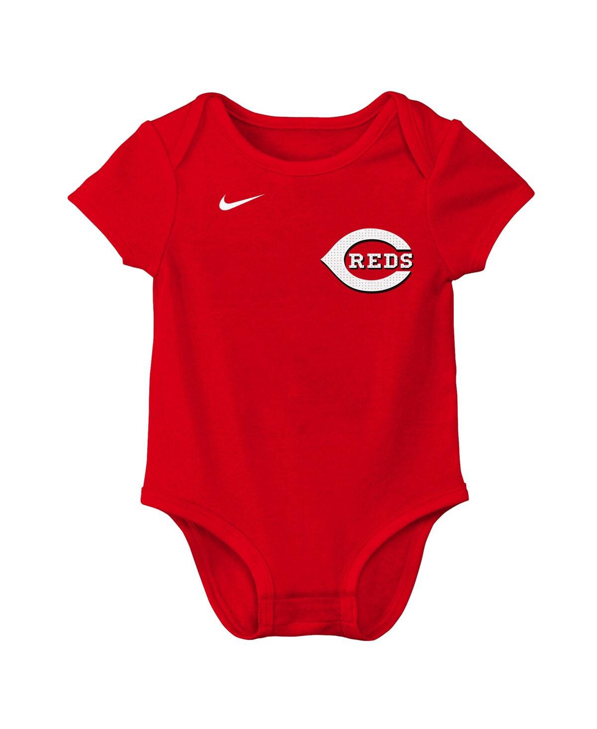 Nike Newborn Elly De La Cruz Red Cincinnati Reds Name Number Fuse Bodysuit In Red