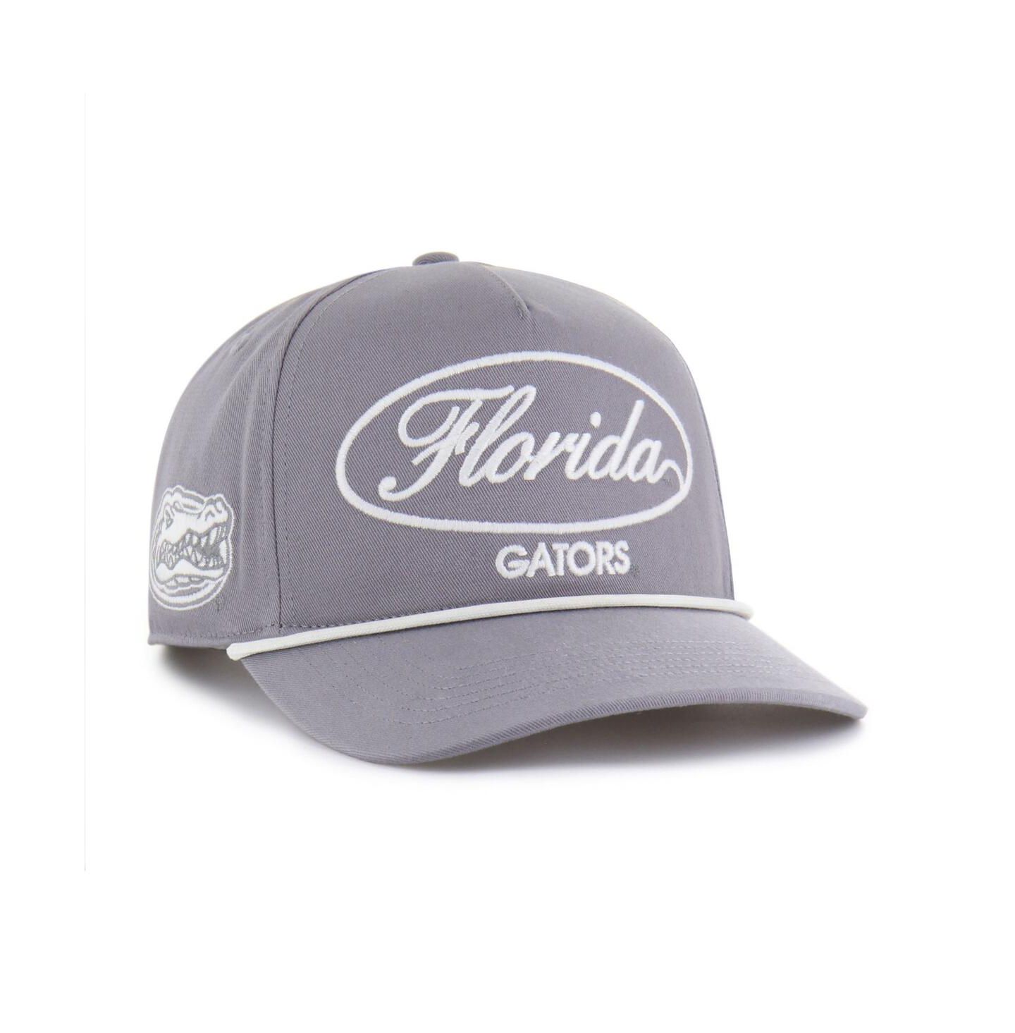 Мужская кепка '47 Brand Gray Florida Gators Contemporary Basics Foundational Rope Hitch Adjustable Hat — фото 1