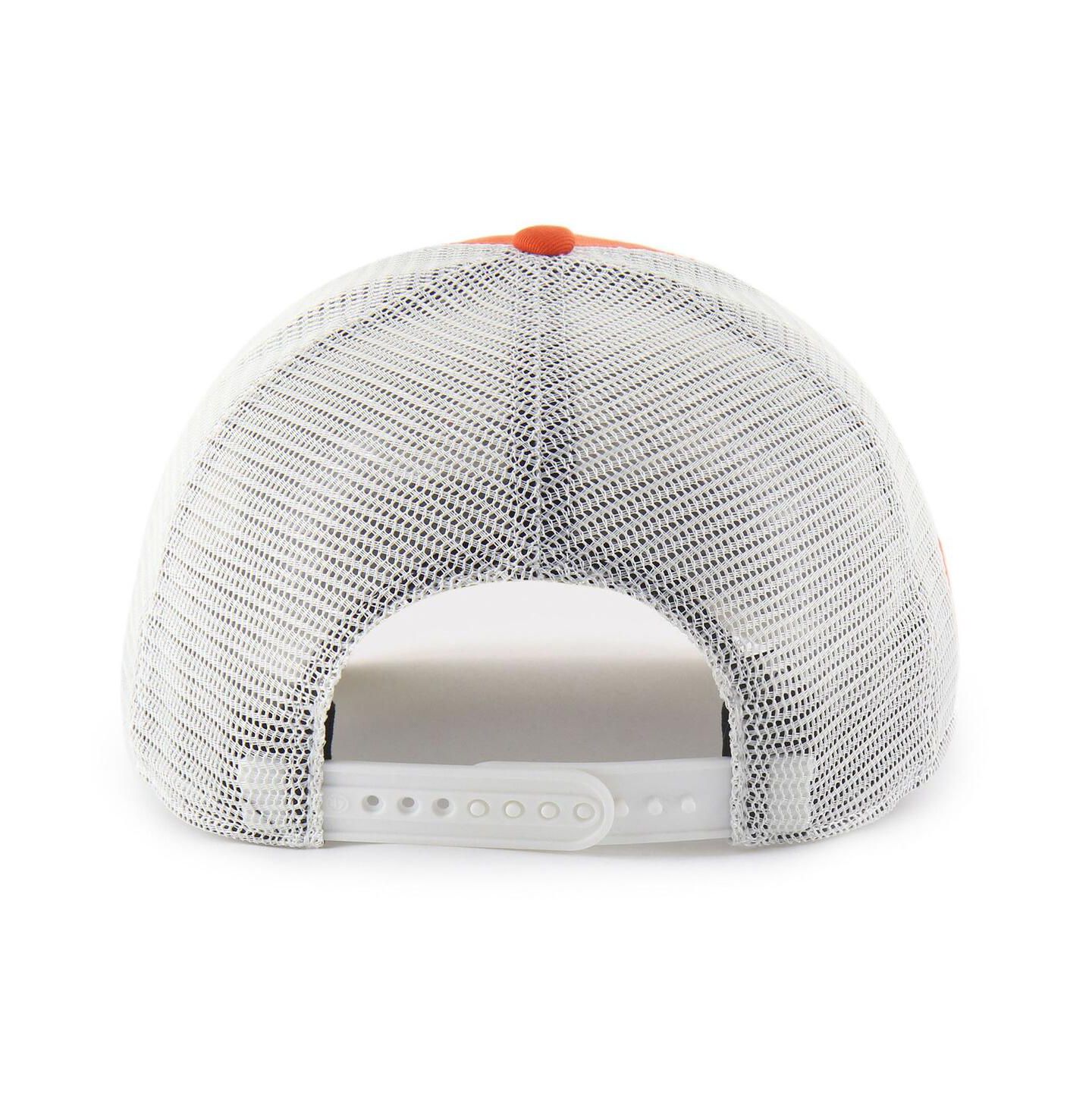 Кепка '47 Brand Orange Clemson Tigers Contemporary Basics Foundation Trucker Hitch Adjustable Hat — фото 4