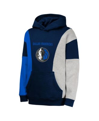 Big Boys and Girls Navy Dallas Mavericks Ace In the Hole Pullover Hoodie