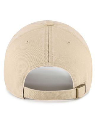 Men's Khaki Kansas Jayhawks Clean Up Adjustable Hat