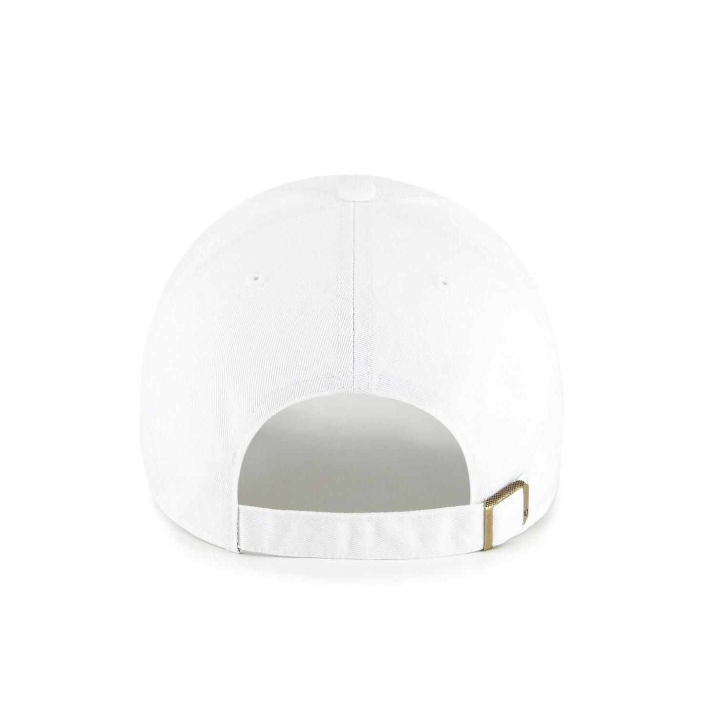 Мужская кепка '47 Brand White Penn State Nittany Lions Clean Up Adjustable Hat — фото 2