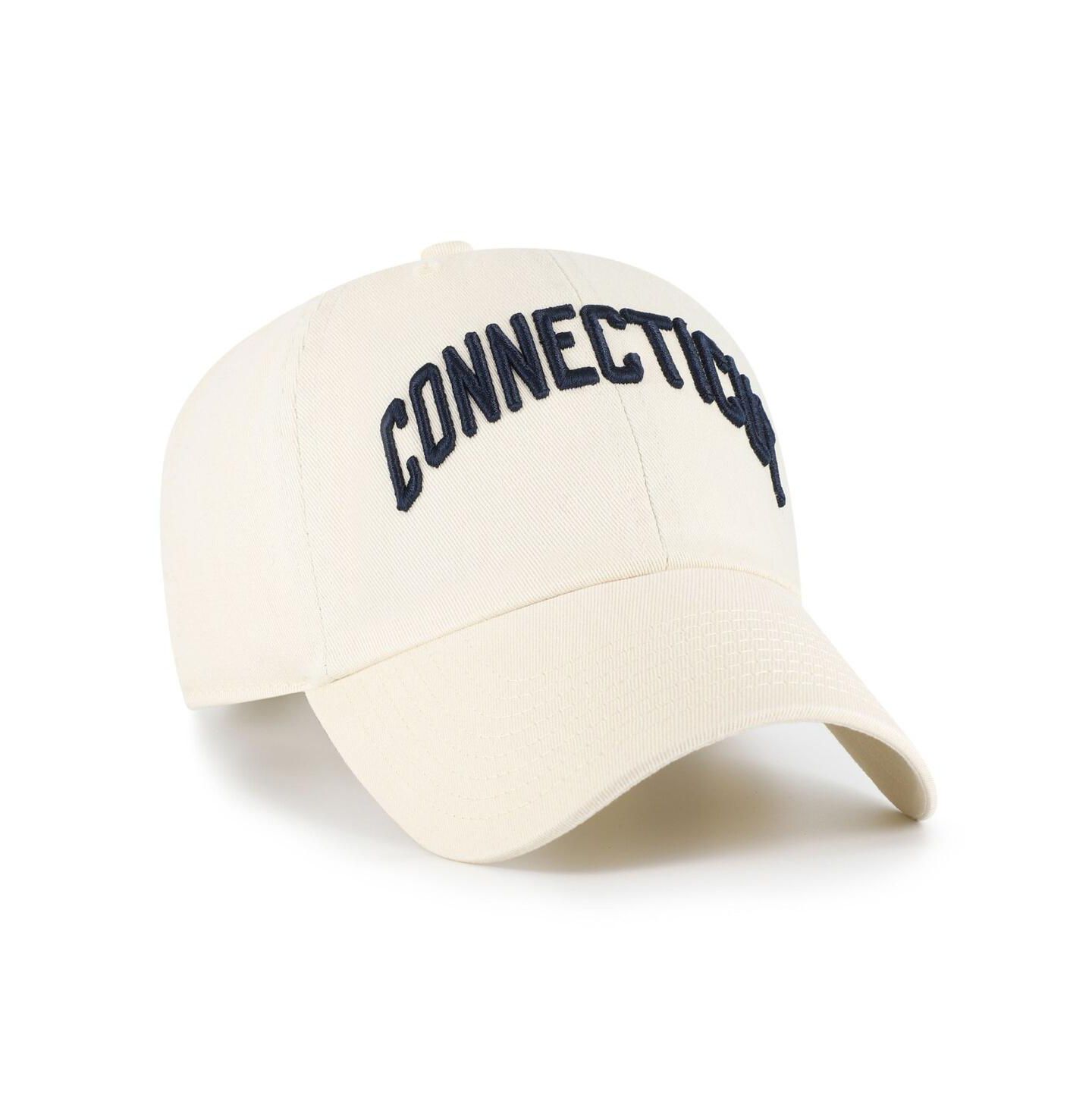 Мужская кепка '47 Brand Sand UConn Huskies Vault Clean Up Adjustable Hat — фото 2