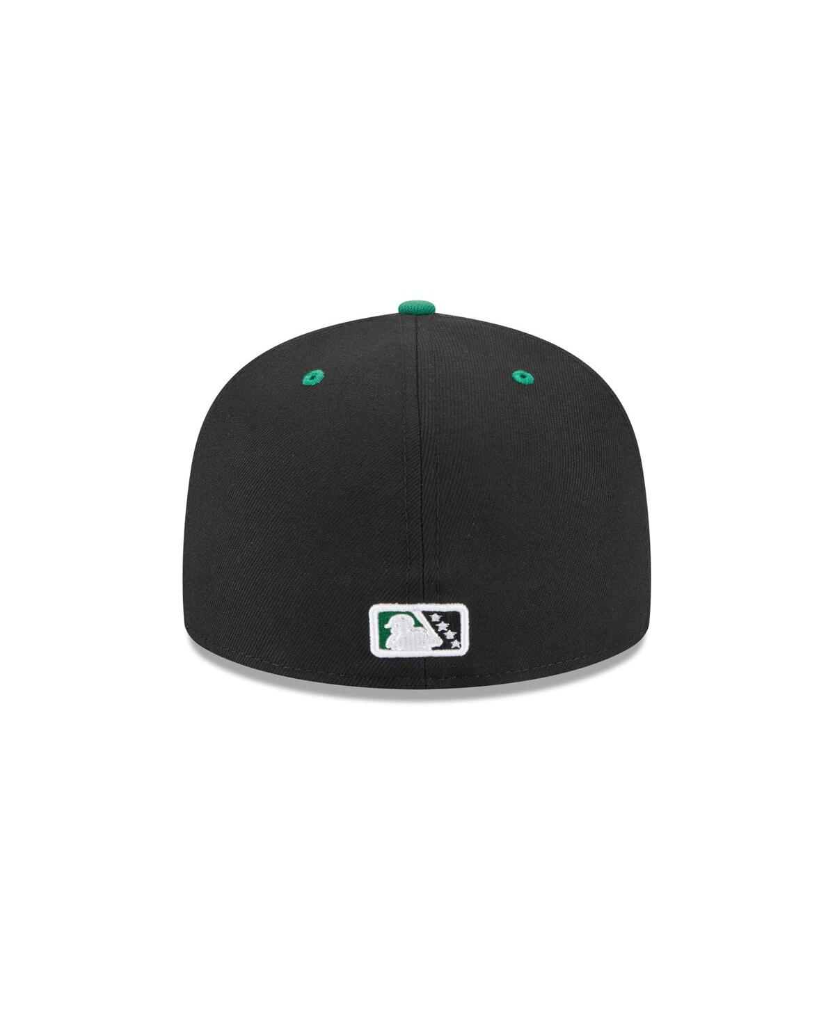 New Era Men's Black Kannapolis Cannon Ballers Theme Nights 59fifty Fitted Hat In Black