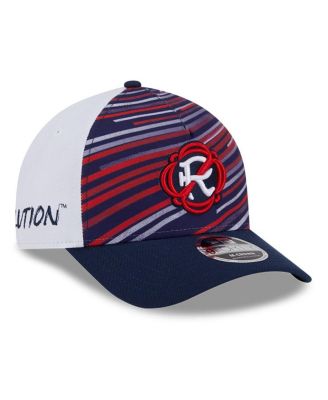Men's Navy/White New England Revolution 2025 Jersey Hook 9FORTY M-Crown Adjustable Hat