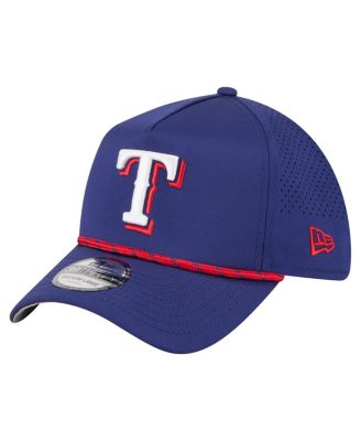 New Era - Men's Royal Texas Rangers 39THIRTY A-Frame Perforated Flex Hat
