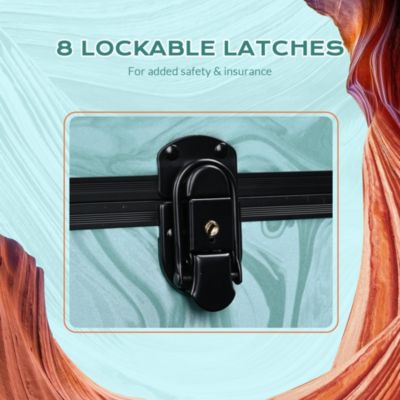 Rolling Makeup Train Case 4in1 Cosmetic Case