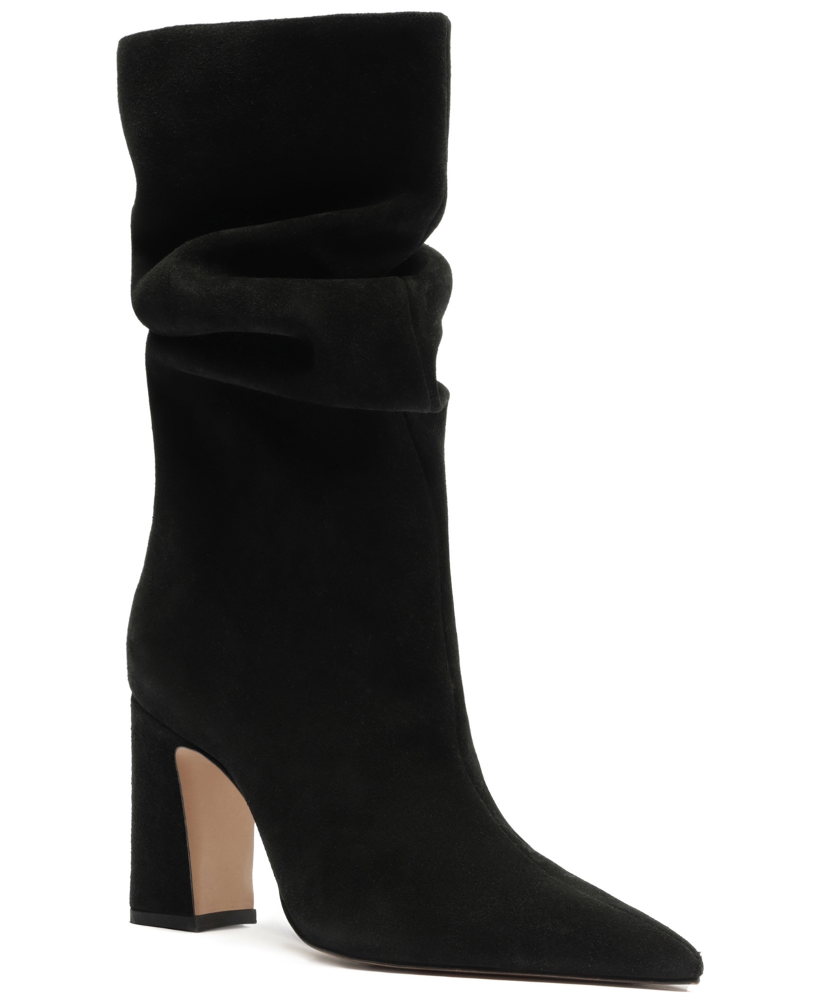 Schutz Harriet Slouch Boot In Black, Women's At Urban Outfitters In Black
