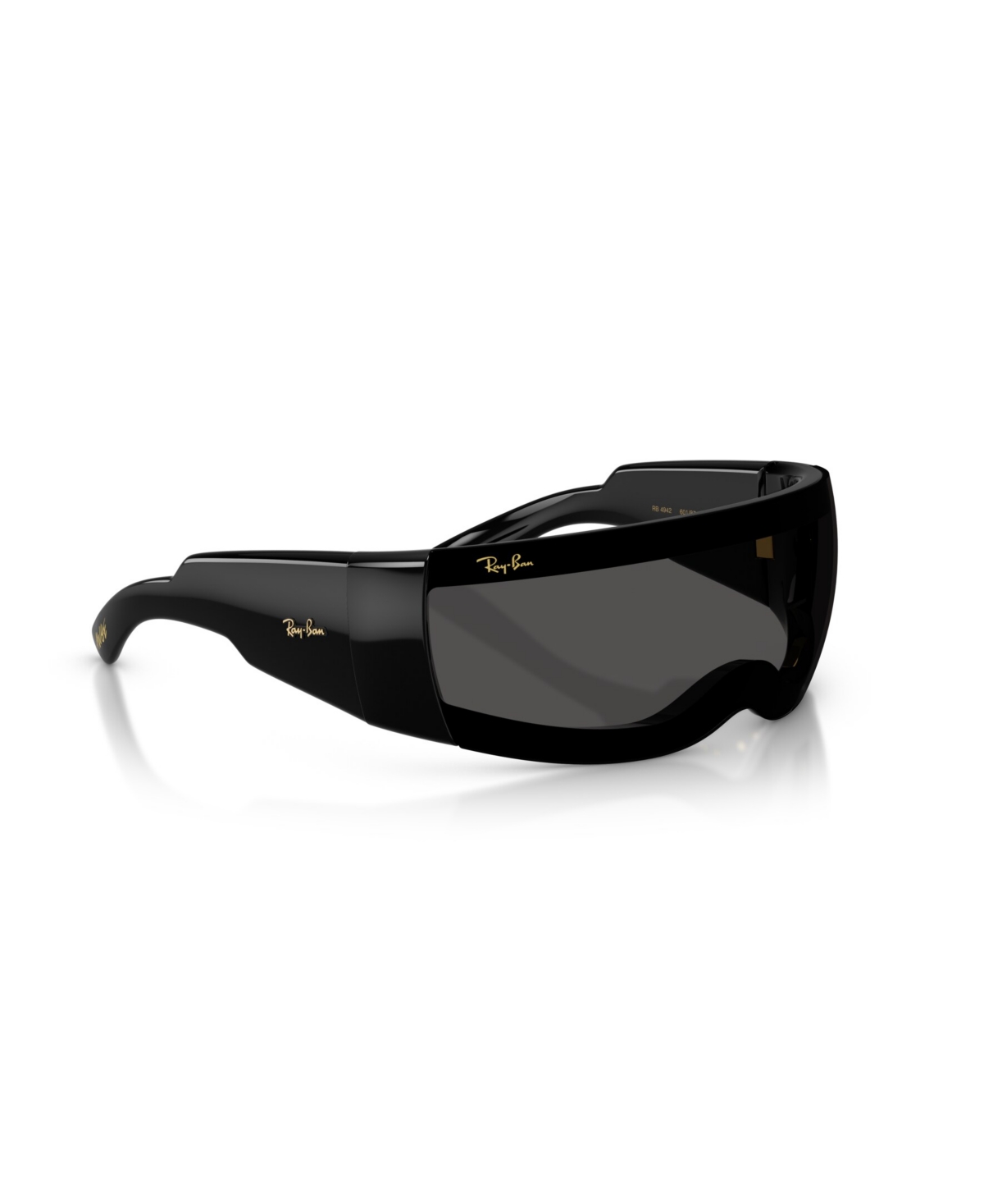 Ray Ban Unisex Ultra Wrap 002 Next Generation Collection Sunglasses, Rb4942 In Black