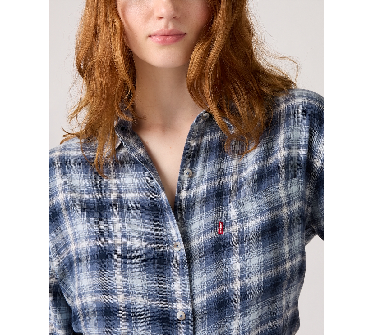 Levi's Lucas Flannel Shirt In Blue