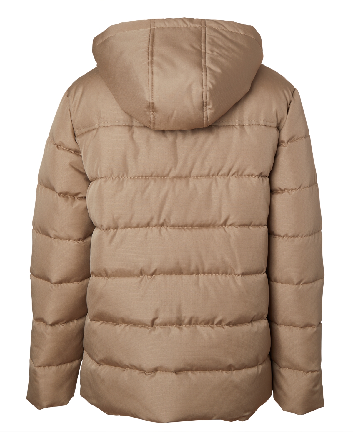 Ixtreme Toddler And Little Boys Mini Puffer Jacket With Beanie In Brown