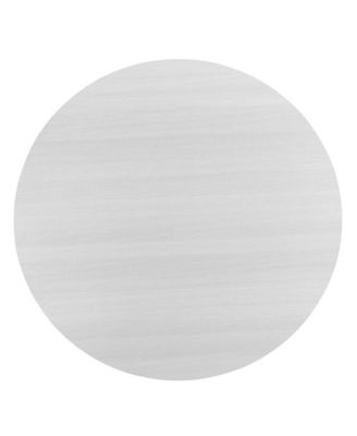 Durban 3-Pc Round Dining Set, Trestle Dining Table with 2 Boucle Chairs