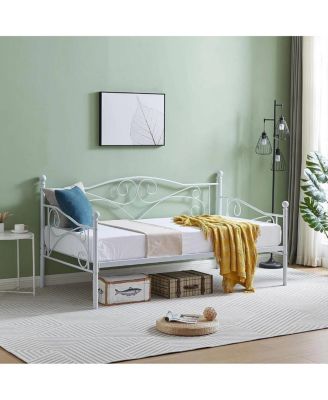 Metal Daybed Frame with Heavy Duty Steel Construction, Classic Design