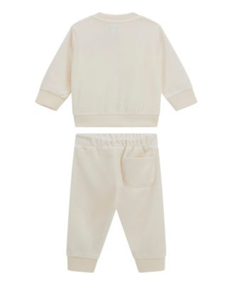 Baby Girls' Velour Zip-Up Sweatshirt and Sweatpant, 2-Piece Set