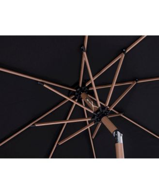Fiji Black Fabric Patio Umbrellas