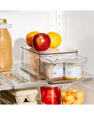 Stackable Kitchen Storage Drawer - Set of 4 - Clear