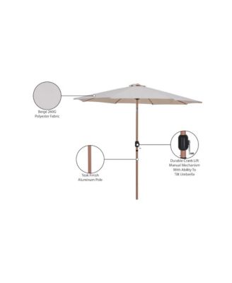 Fiji Beige Fabric Patio Umbrellas