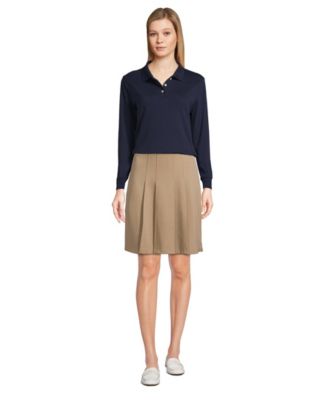 Women's Tall Long Sleeve Interlock Polo Shirt