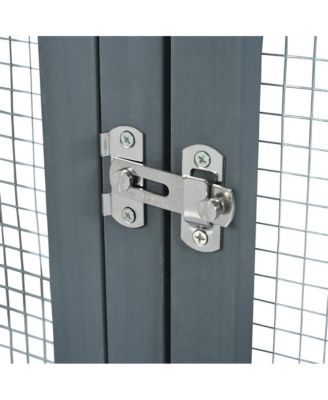 68.9 in. H Outdoor Cat house Cat shelves with Removable wood boxes in Gray