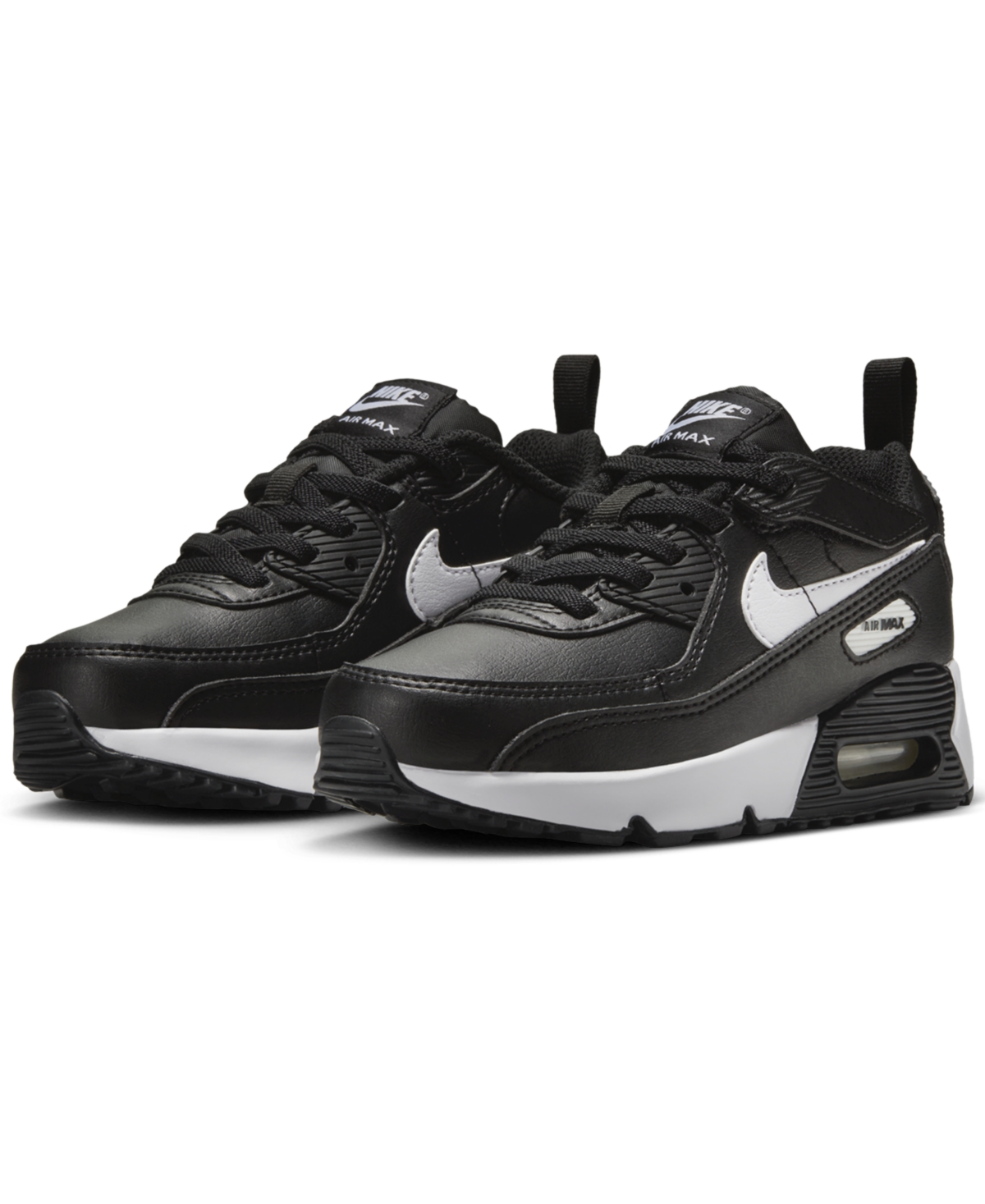 Nike Little Kids Air Max 90 Easy On Casual Sneakers From Finish Line In Black