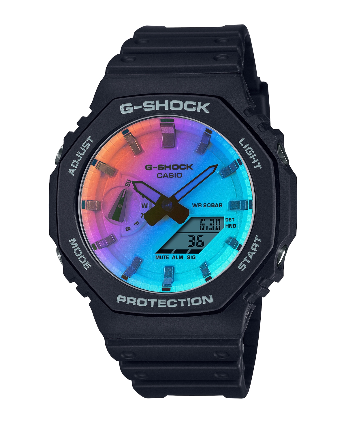G-Shock Men's Black Resin Watch, 45.4mm