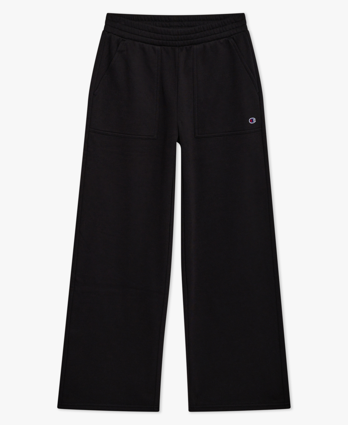 Champion Big Girls Wide-leg Fleece Sweatpants In Black