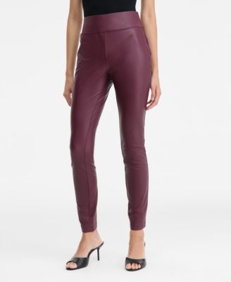 Women's Faux-Leather Leggings, Macy's Exclusive