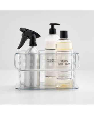 Small Stackable Shower Basket, Set of 6, Clear, Made in USA