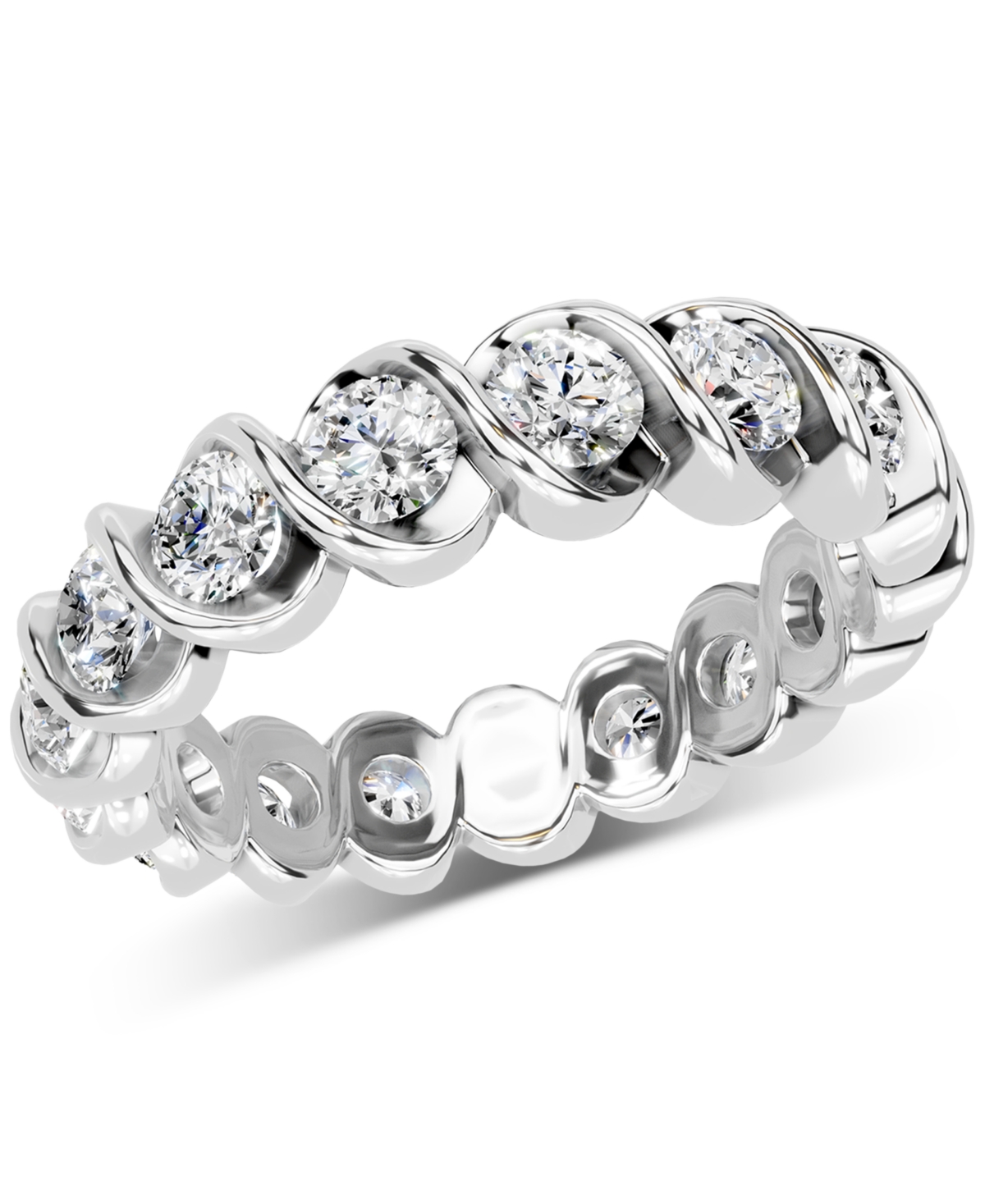 Diamond Eternity Band (2 ct. t.w.) Platinum or 14k Gold
