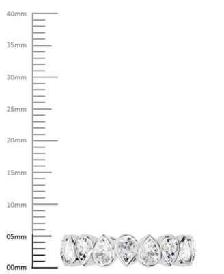 Diamond Pear Bezel Eternity Band (2 ct. t.w.) in Platinum or 14k Gold