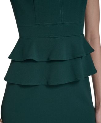 Petite Peplum Sheath Dress