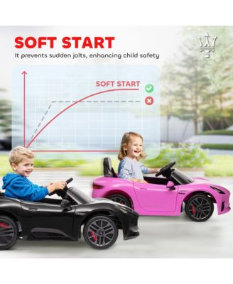 12V Kids Electric Car Licensed with Auxiliary Wheel, Remote,