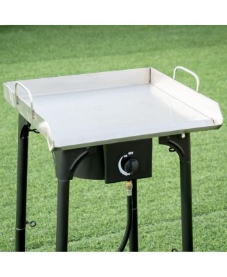 Portable Propane 100000BTU Single Burner Outdoor Camp Stove w Adjustable Legs