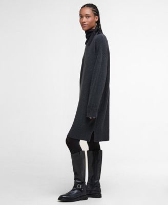 Women's Funnel Neck Mini Dress