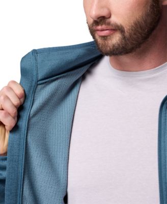 Men's Essential Hike Grid Fleece Full Zip Jacket