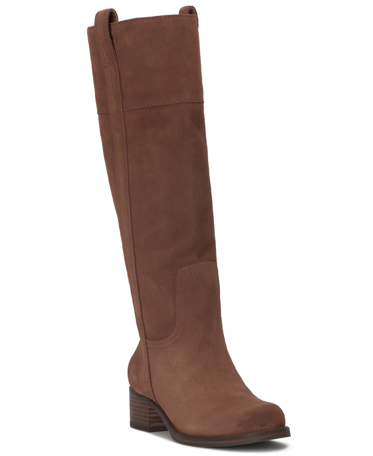 Lucky Brand Hybiscus Knee High Boot In Burgundy