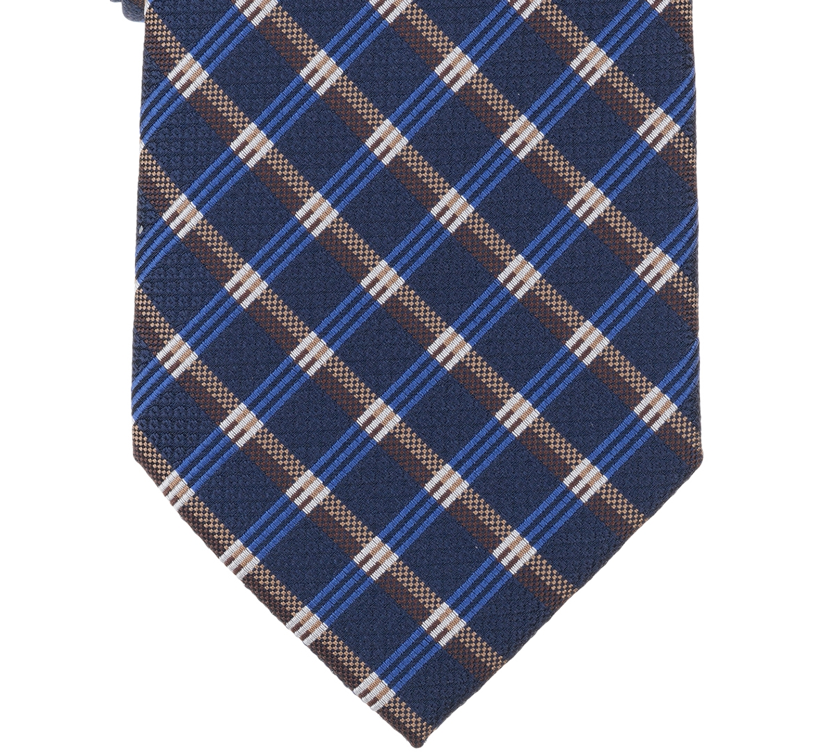Perry Ellis Portfolio Men's Kitter Neat Pattern Classic Tie In Blue