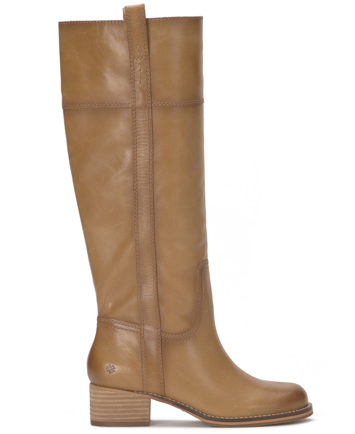 Lucky Brand Women's Hybiscus Knee-high Wide Calf Riding Boots In Brown